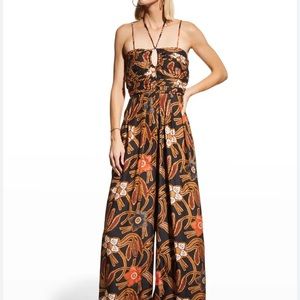Ulla Johnson silk wide-leg floral jumpsuit